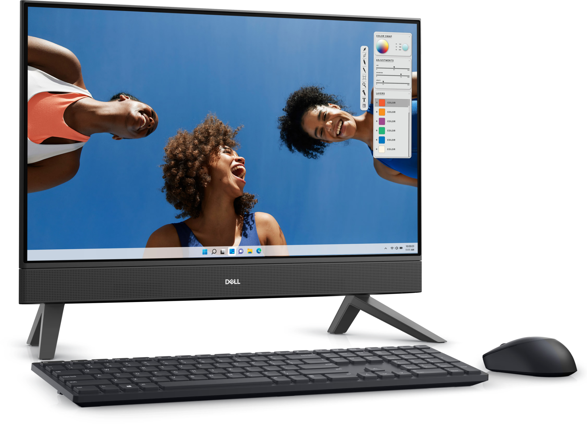 Máy tính All in one Dell Inspiron AIO DT 5420  (Core i5-1335U/ 8GB/ 1TB+256GB SSD/ 23.8Inch/ Windows 11 Home/ Office Home and Student 2021) 42INAIO540019